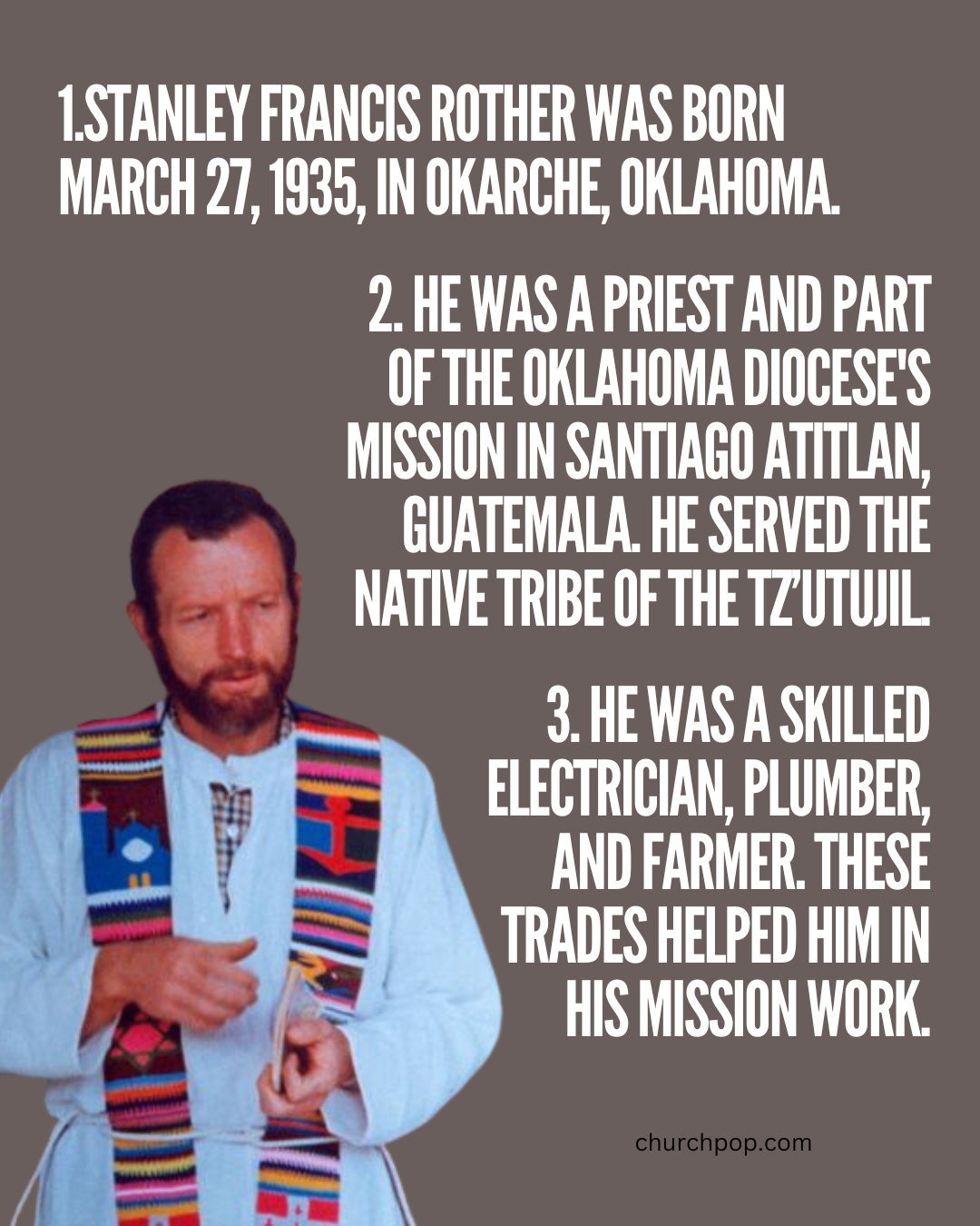 Stanley Rother,  stanley rother shrine, blessed stanley rother shrine