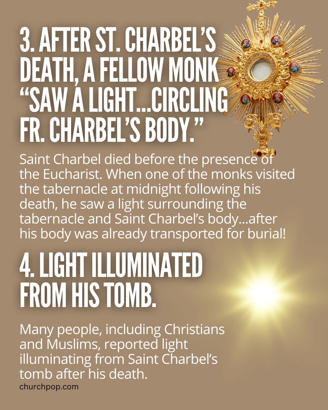 how did saint charbel die, saint charbel tomb, saint sharbel