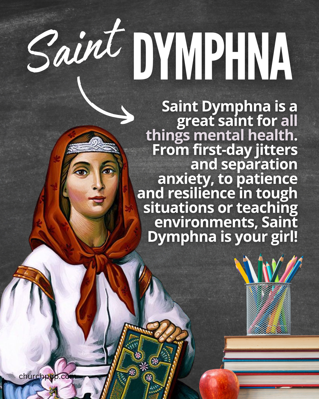 back to school for moms, back to school supplies, saint dymphna