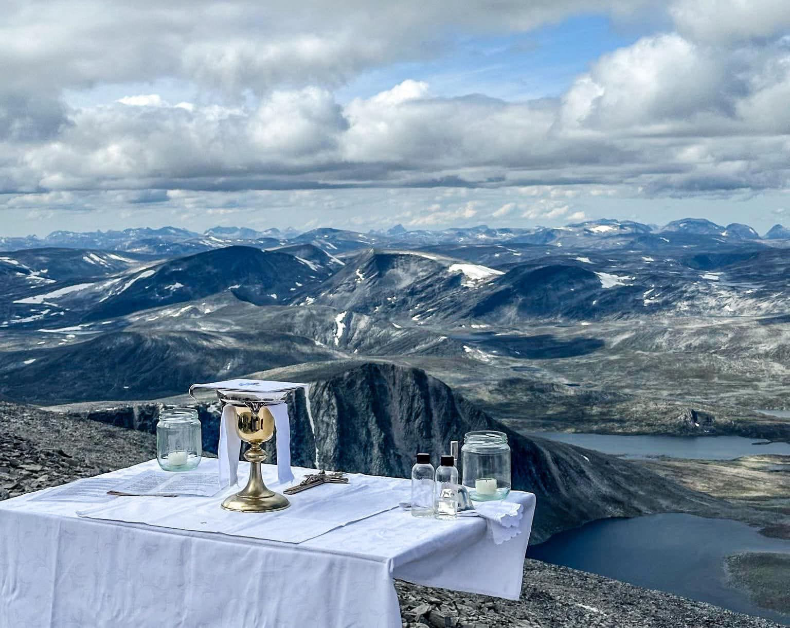 norway mountain range, norway, catholic pilgrimage, eucharist def