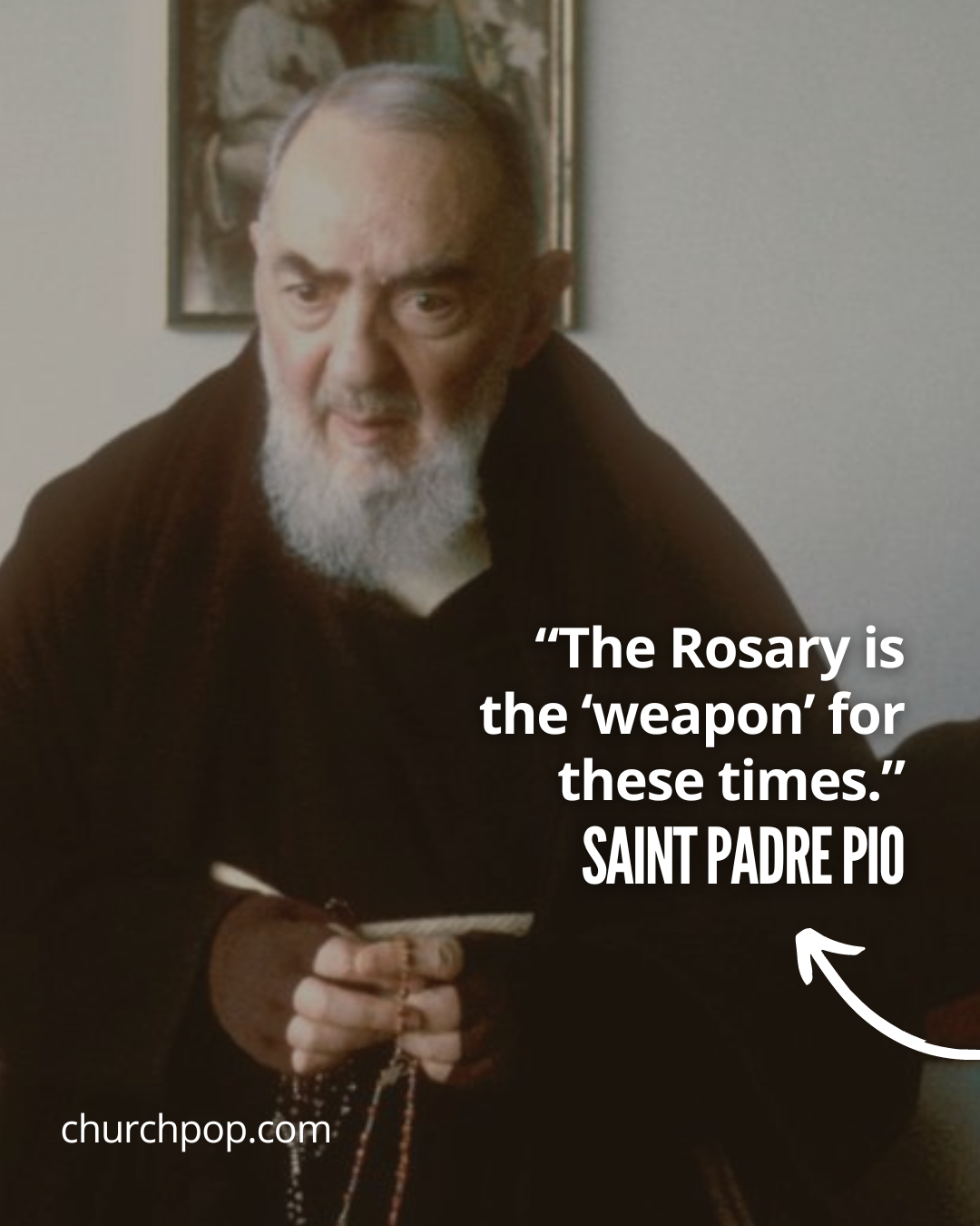 quotes for rosary, rosary images with quotes, hail mary prayer rosary, padre pio