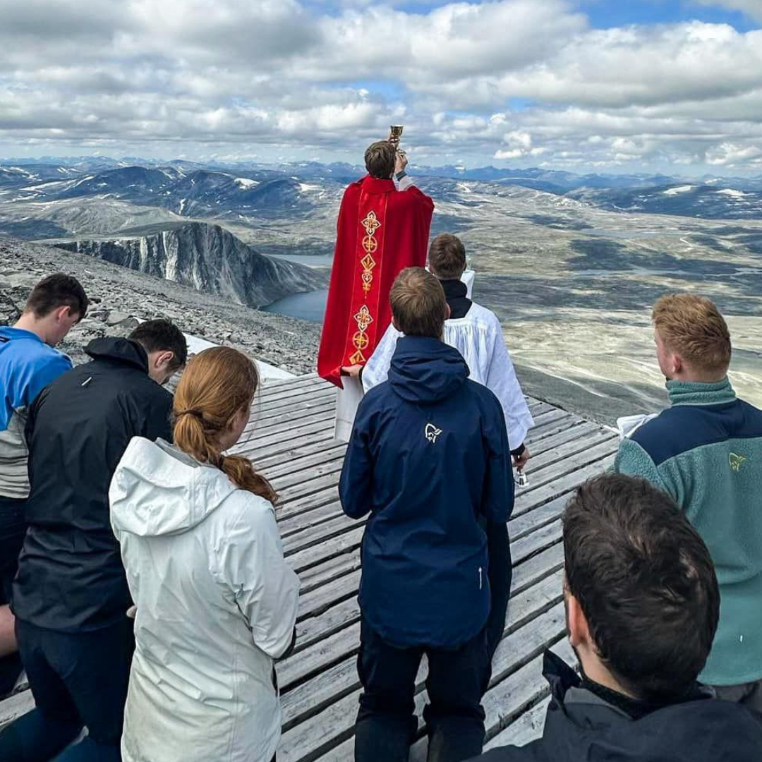 norway mountain range, norway, catholic pilgrimage