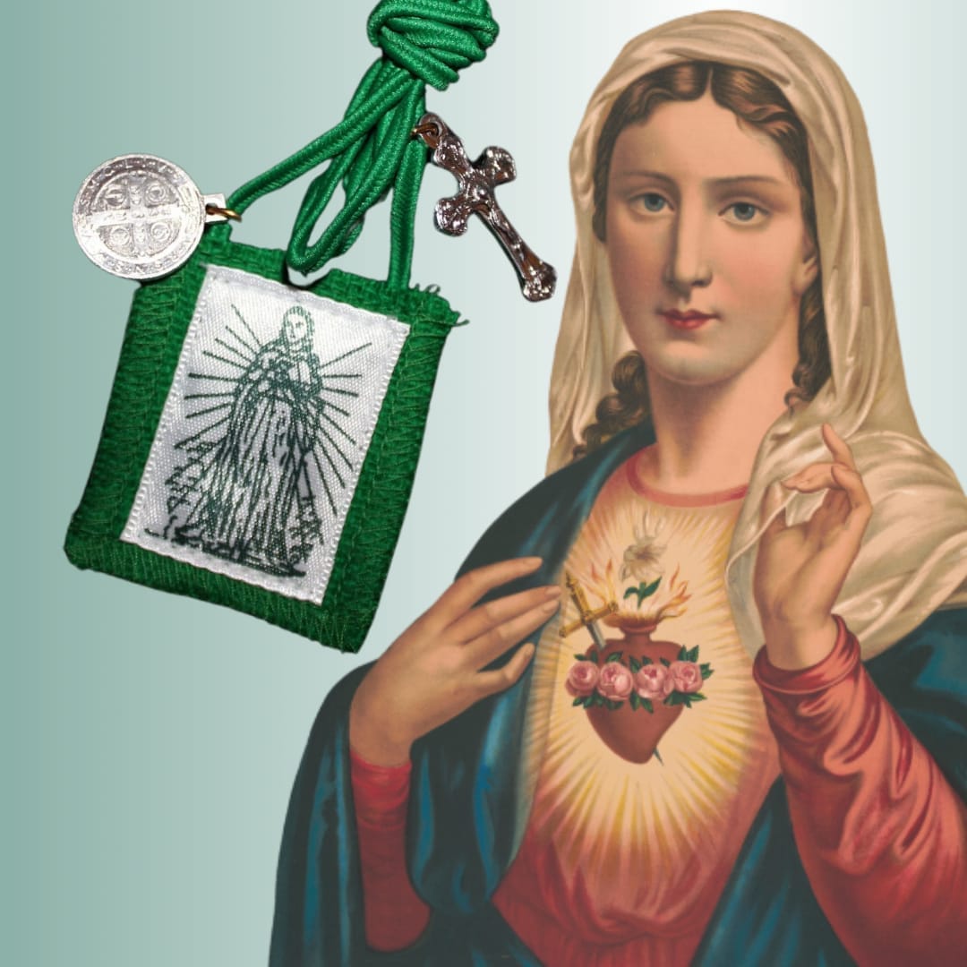 green scapular,  immaculate heart of mary, what is the green scapular