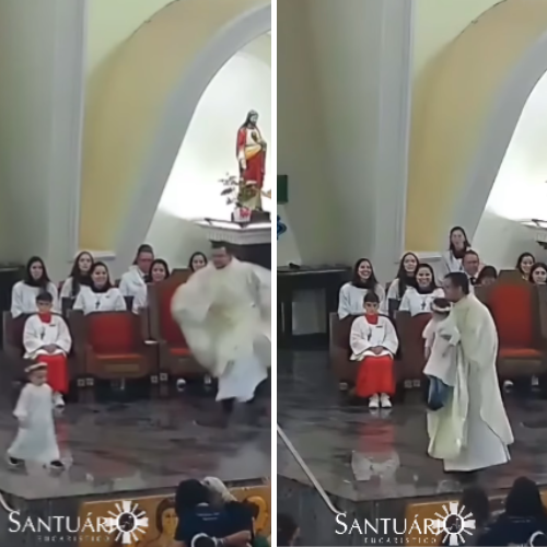 'Our Hero Doesn't Wear a Cape, He Wears a Cassock': Priest Saves Child From Dangerous Fall in Viral Video