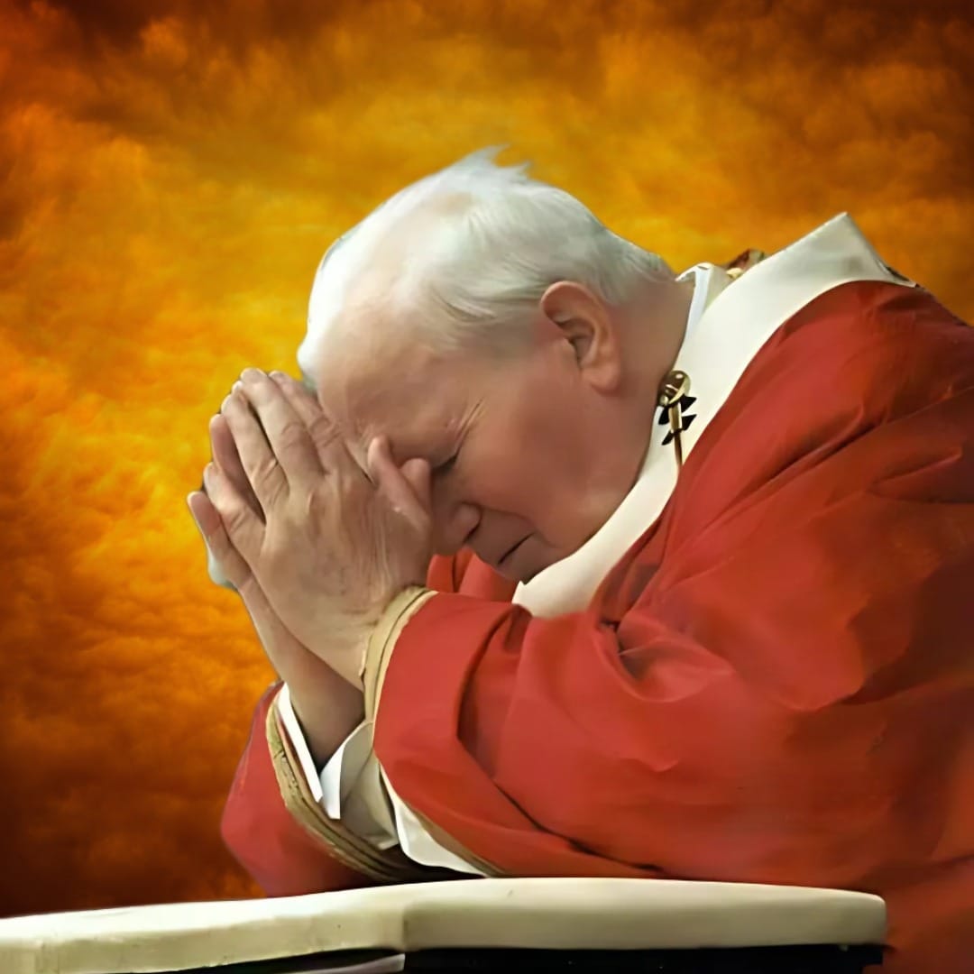 st john paul ii, deliverance prayer from evil