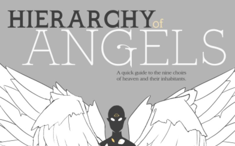 The Nine Choirs of Angels In One Beautiful Infographic