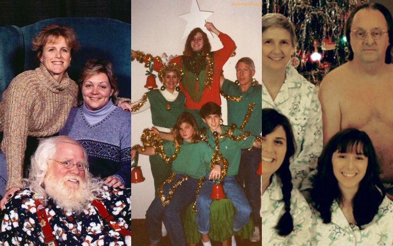 18 Hilariously Terrible Christmas Family Photos