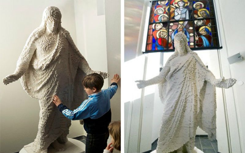 12 Amazing Christian Sculptures Made Entirely Out of LEGOs