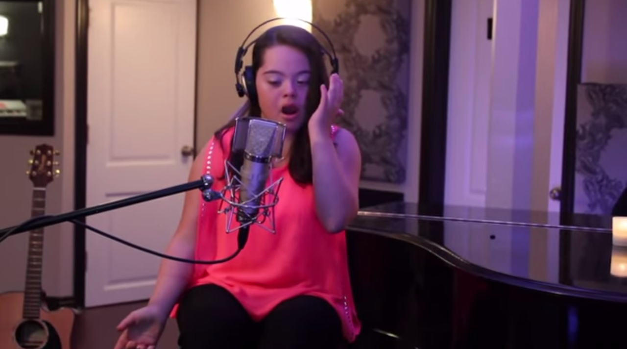 Watch: Girl with Down Syndrome Rocks this Cover of "All of Me"!