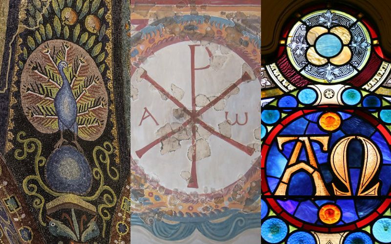 early christian symbols peacock