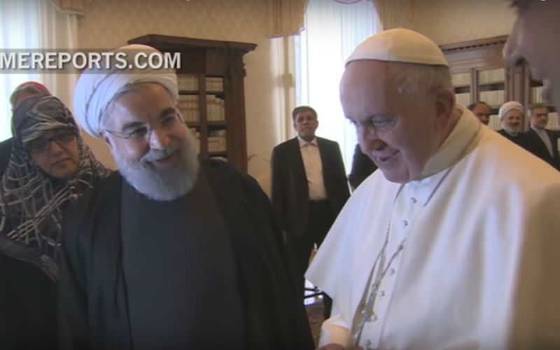 Iranian President Asks Pope Francis to Pray for Him