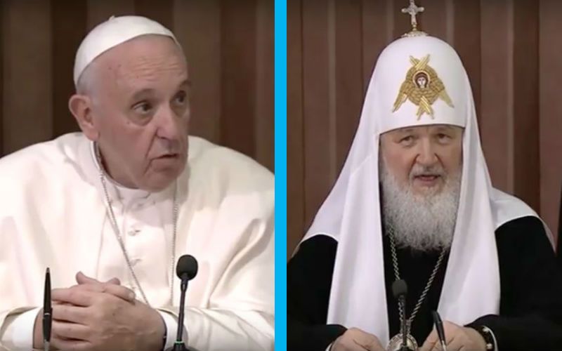 Pope, Patriarch Exhort Christians to Pray to Prevent World War III
