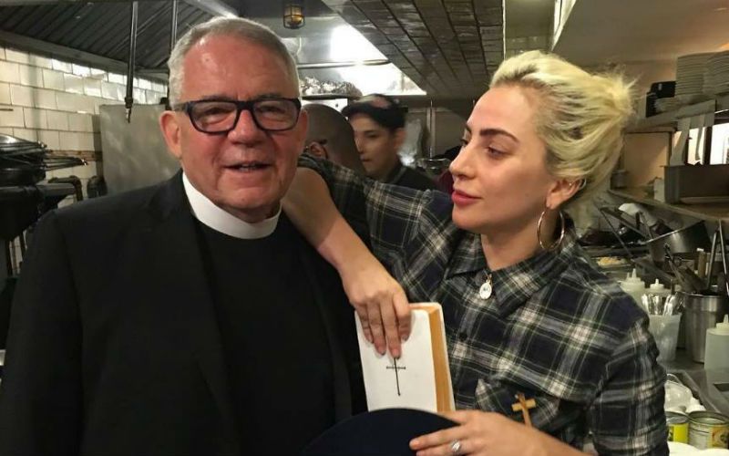 Lady Gaga Thanks Priest for "Beautiful Homily" About the Eucharist on Facebook