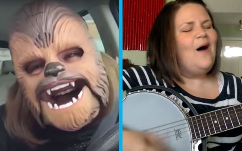 "Chewbacca Mom" Sings & Writes Her Own Christian Worship Songs!