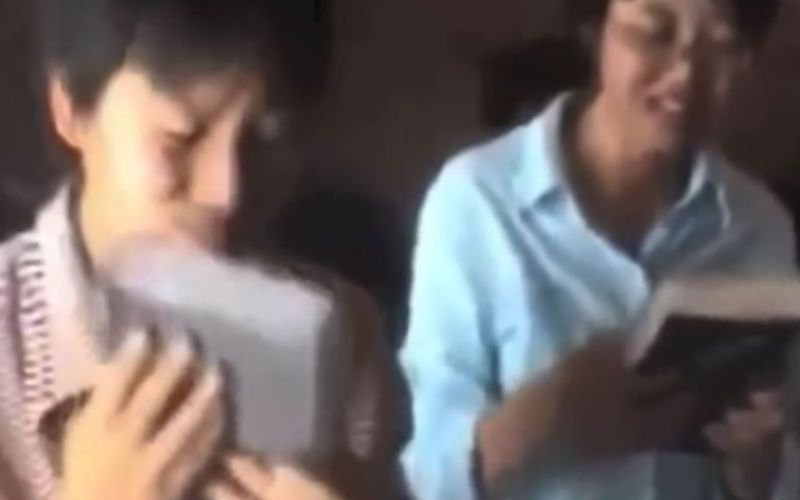 Persecuted Underground Christians Cry After Receiving Bibles for the First Time