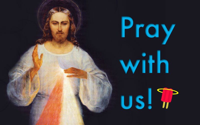 Pray the Divine Mercy Chaplet With Us Live on Facebook at 3pm Today!
