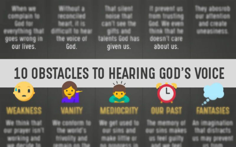 10 Soul-Crushing Obstacles to Hearing God's Voice All People Should Avoid