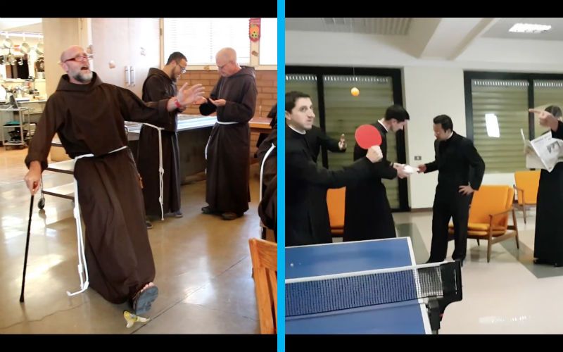 Cool! Priests, Friars, & Catholic Schools Make Viral "Mannequin Challenge" Videos