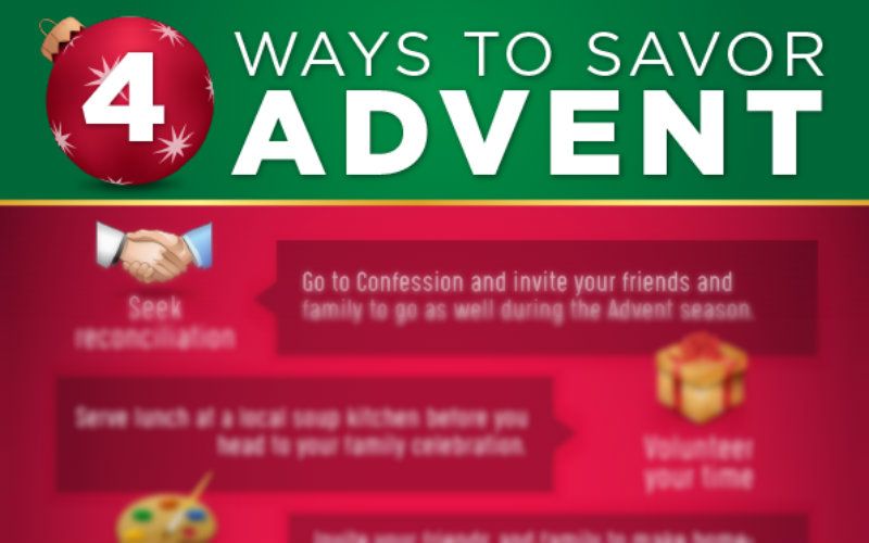 4 Ways to Savor the Rest of Your Advent, In One Infographic