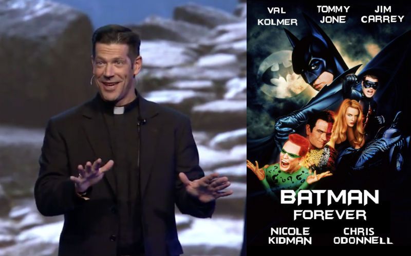 Revealed: Fr. Mike Schmitz Almost Played Robin in "Batman Forever"