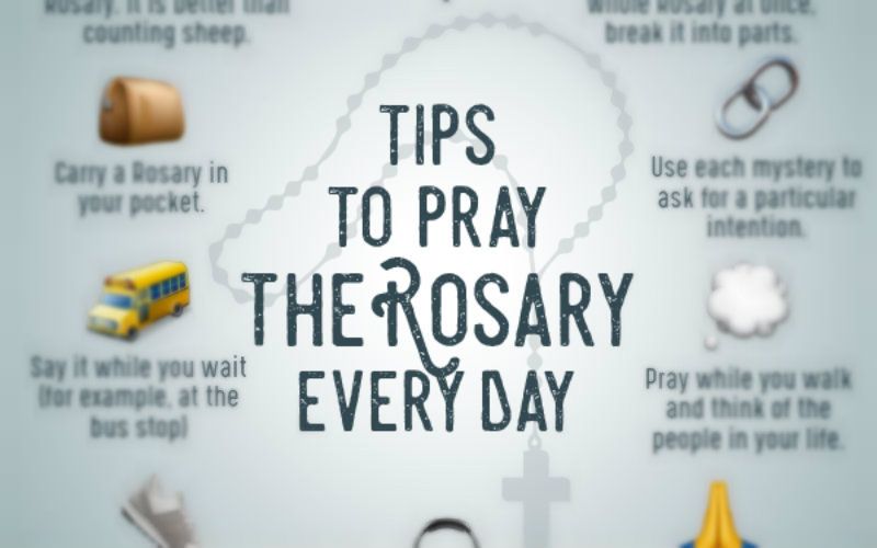 10 Simple Tips to Help You Pray the Rosary Every Day