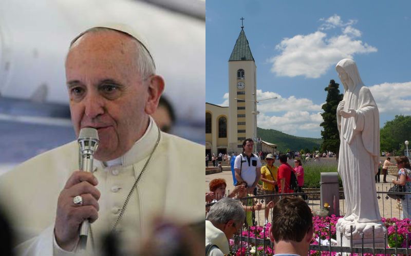 Pope Francis Reveals His Hand on Medjugorje in Surprise Answer During In-Flight Presser