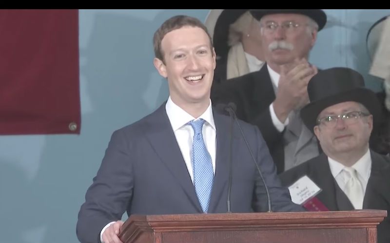 Facebook CEO Mark Zuckerberg Ends Harvard Speech With a Prayer