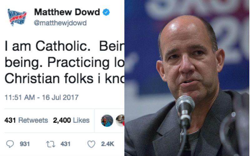 Can an Atheist Really Be a Christian? A Response to "Catholic" Matthew Dowd