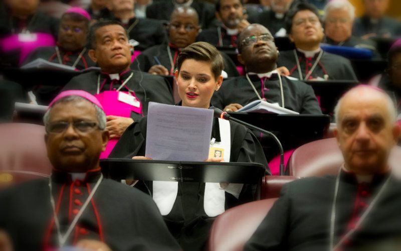 Is This a Priestess at the Youth Synod? Here's the Truth