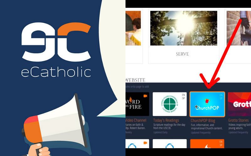 You Can Now Add ChurchPOP to Your eCatholic Parish Website!