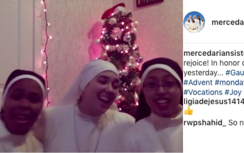 Rejoice! Mercedarian Sisters Beautifully Sing Inspirational A Capella Hymn for Third Week of Advent