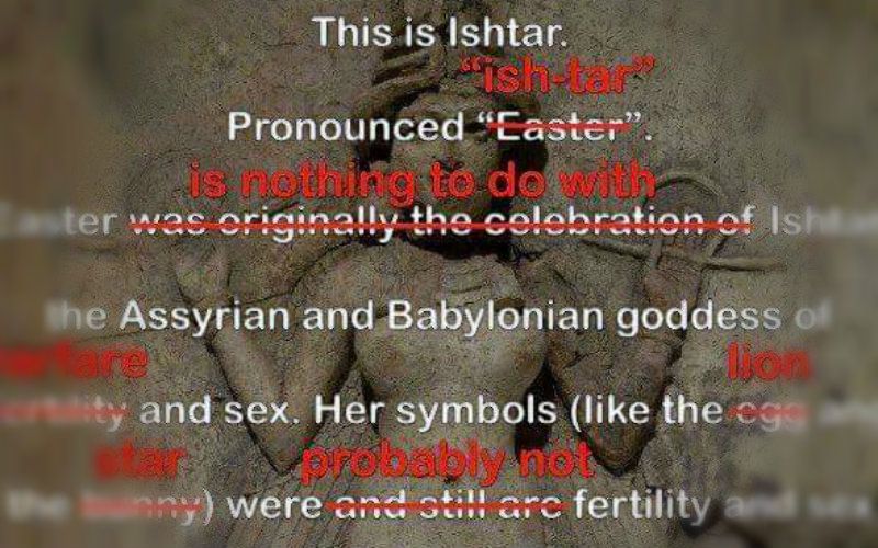 This One Meme Destroys a Common Myth About Easter