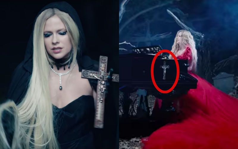 Did Avril Lavigne Secretly Ask Christ For Deliverance Controversial Video Highlights Crucifix 