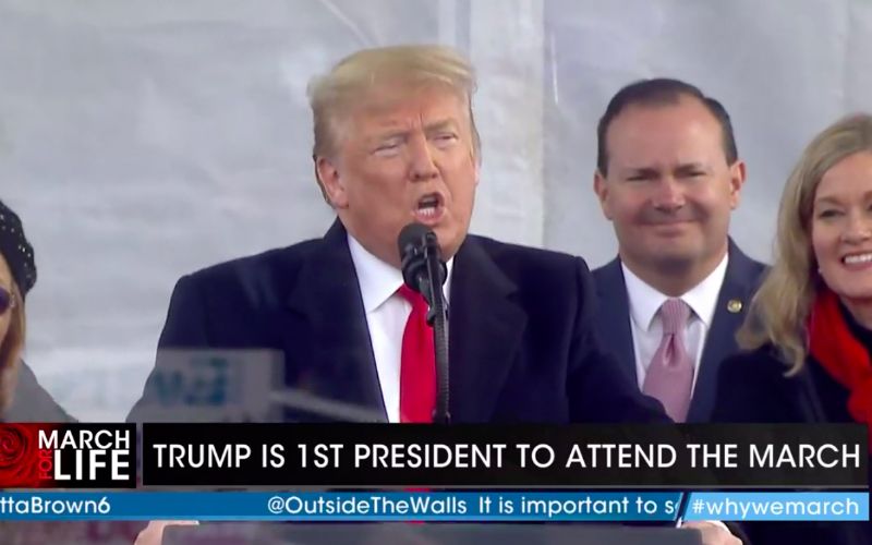 Watch President Trump's Historic March for Life Address: "Every Person is Worth Protecting"