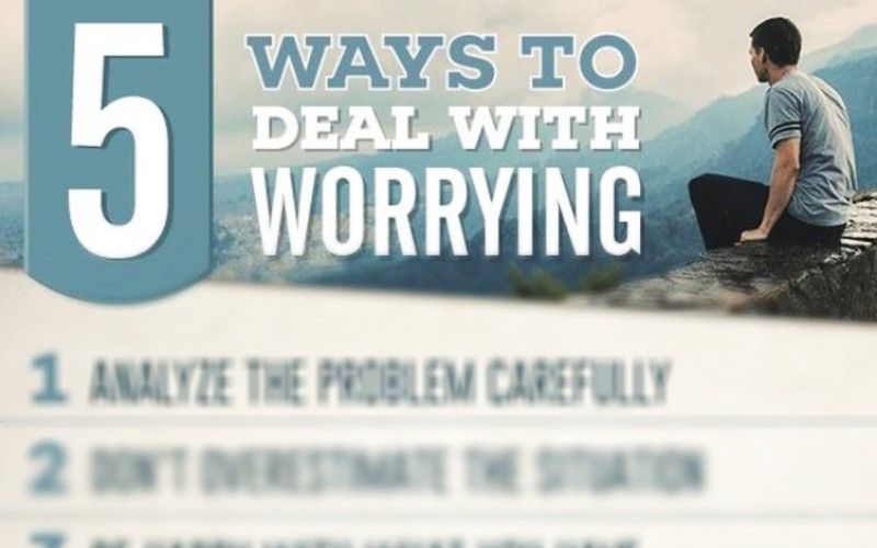 5 Ways to Deal With Worrying, In One Helpful Infographic