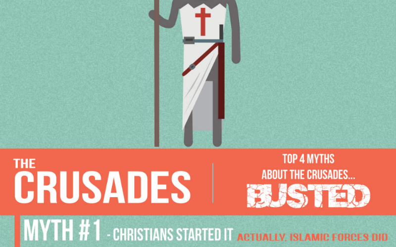 The Top 4 Myths About The Crusades Busted In One Infographic