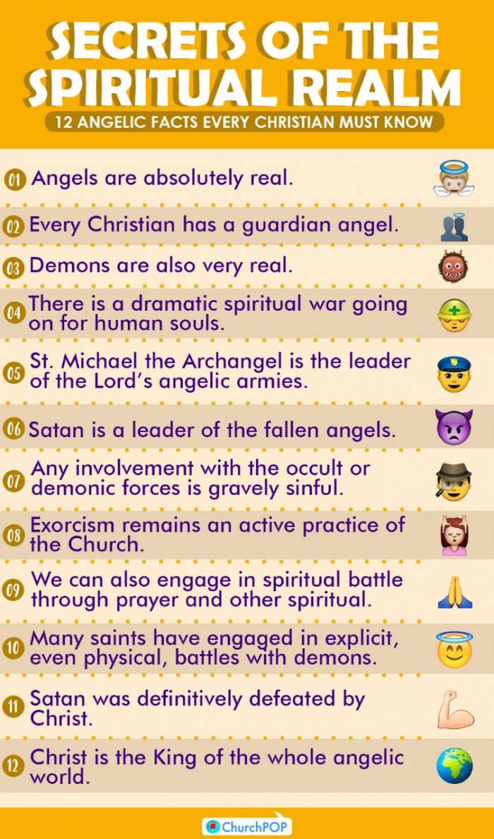 12 Angelic Facts Every Christian Should Know, In One Infographic