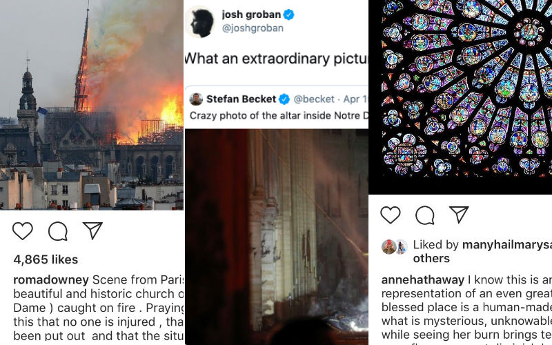 Anne Hathaway, Josh Groban & Other Major Celebrities React to Notre Dame  Fire: "This Loss Is Incomprehensible"